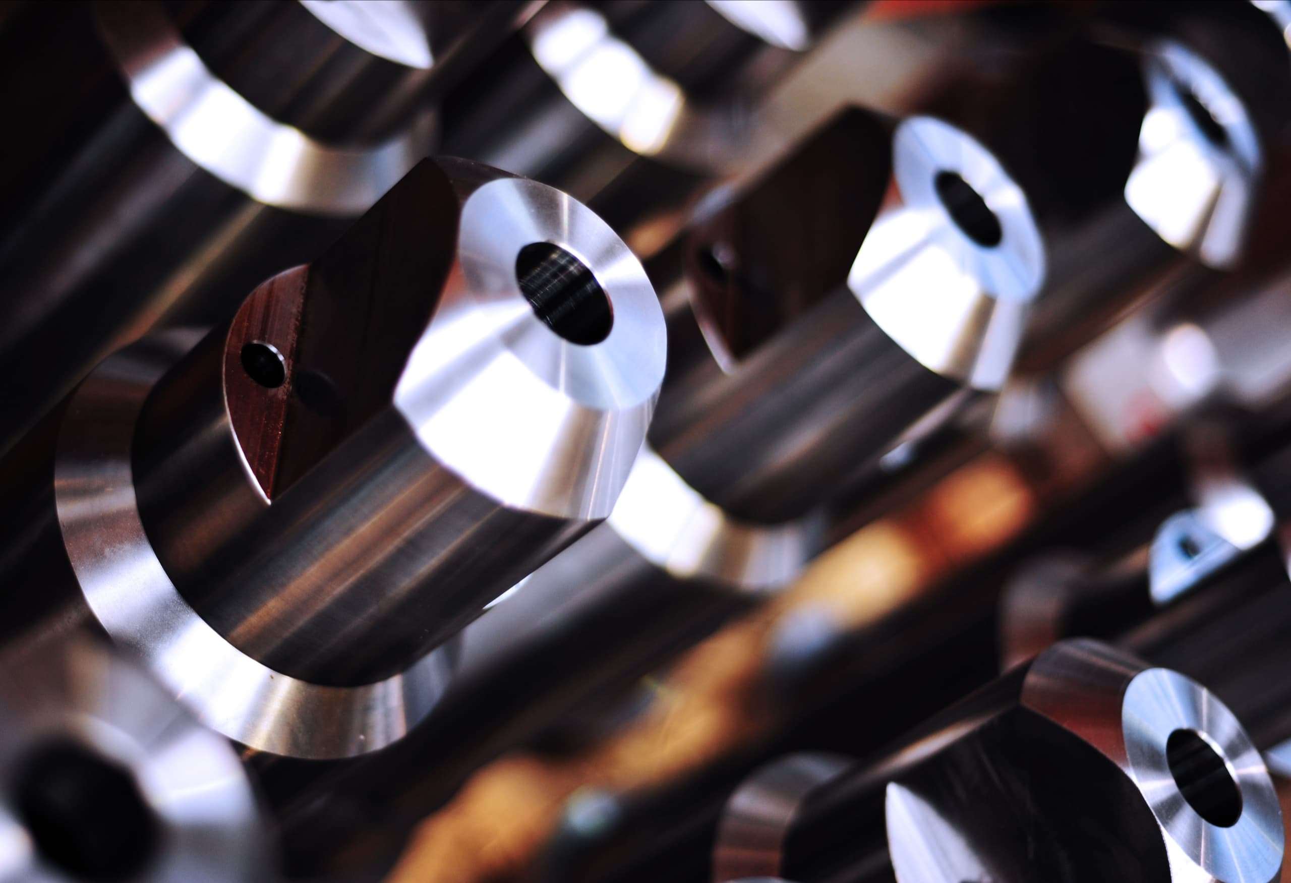 Polished endings of metal tools