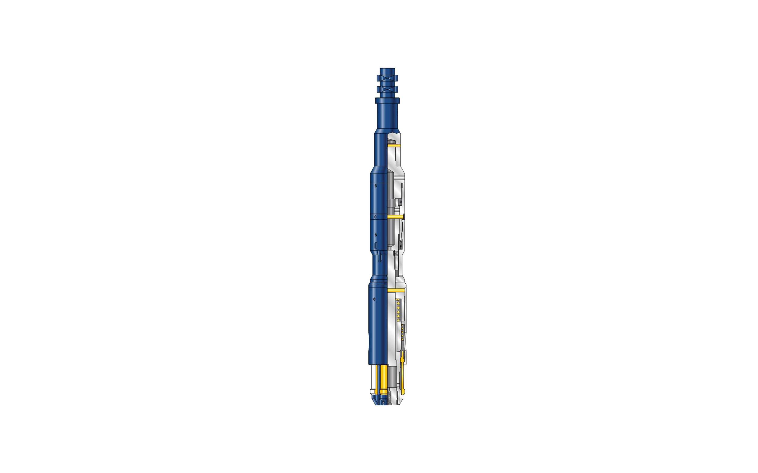 DU Pulling Tool sectioned view