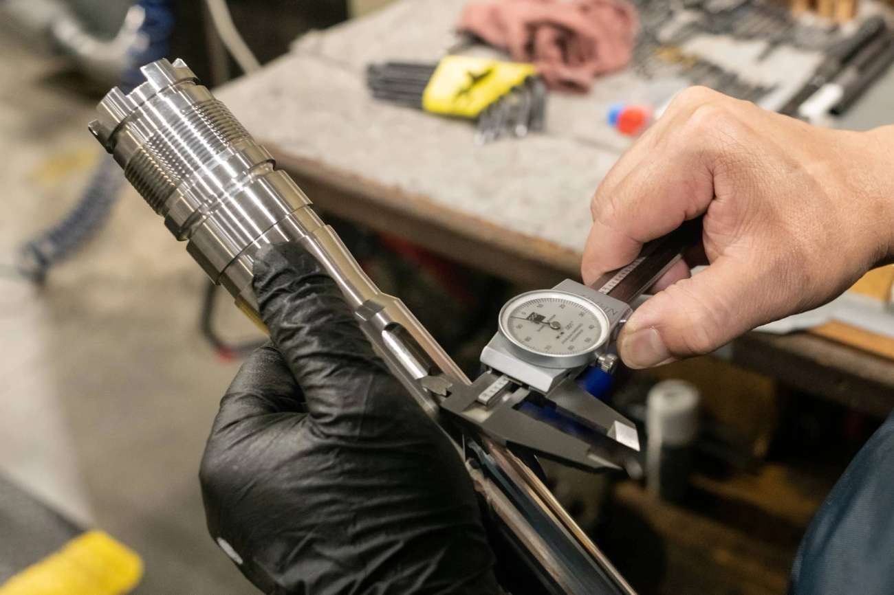 Person measuring specialty supply tool