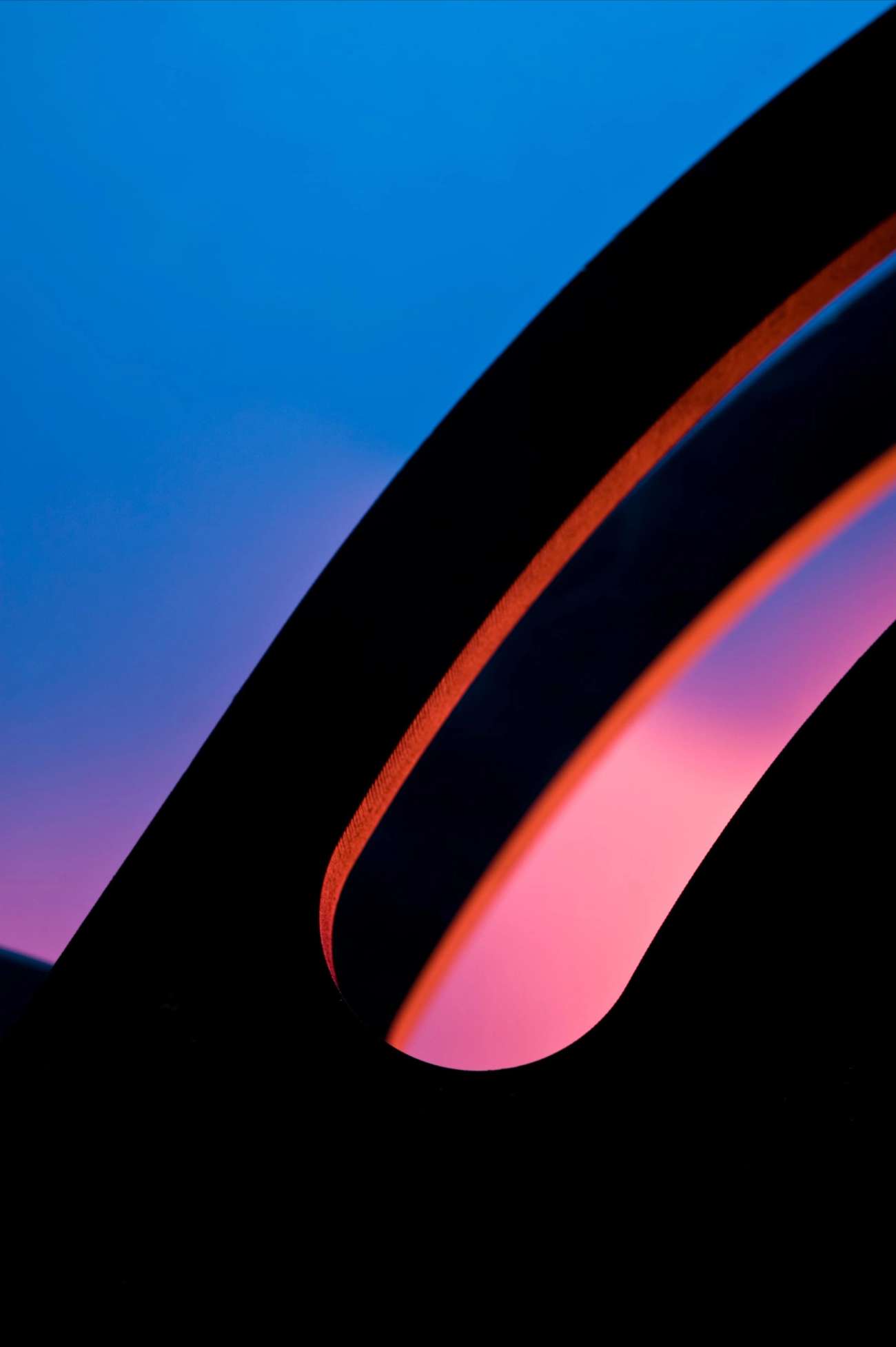 Silhouette of metal tool