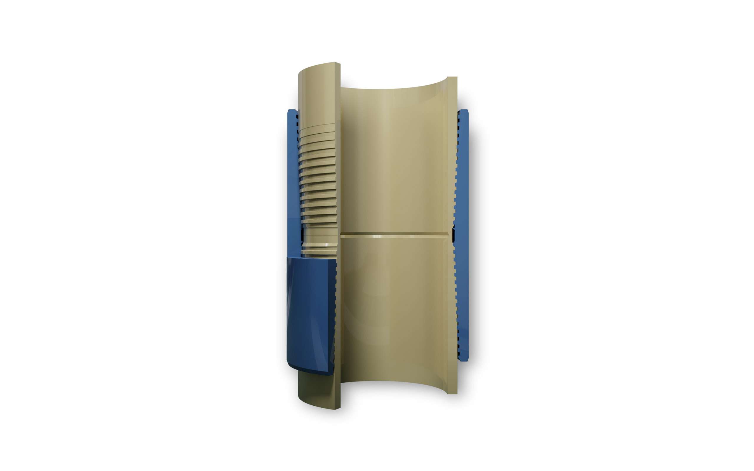 Cross section of Seal Lock Boss