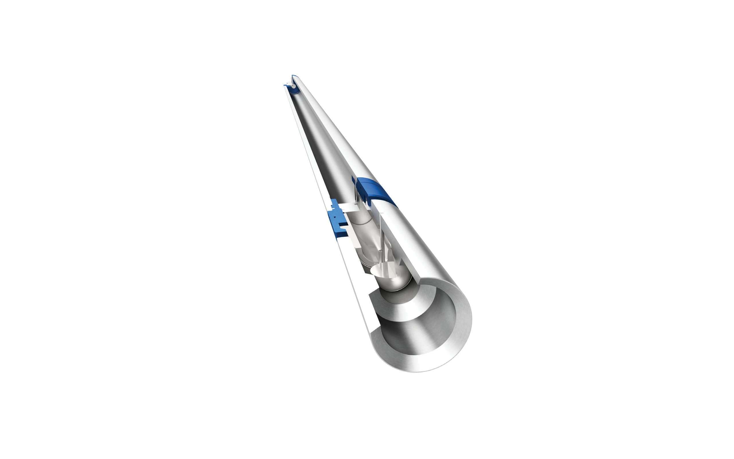 Hydrostatic Bailer sectioned rendering
