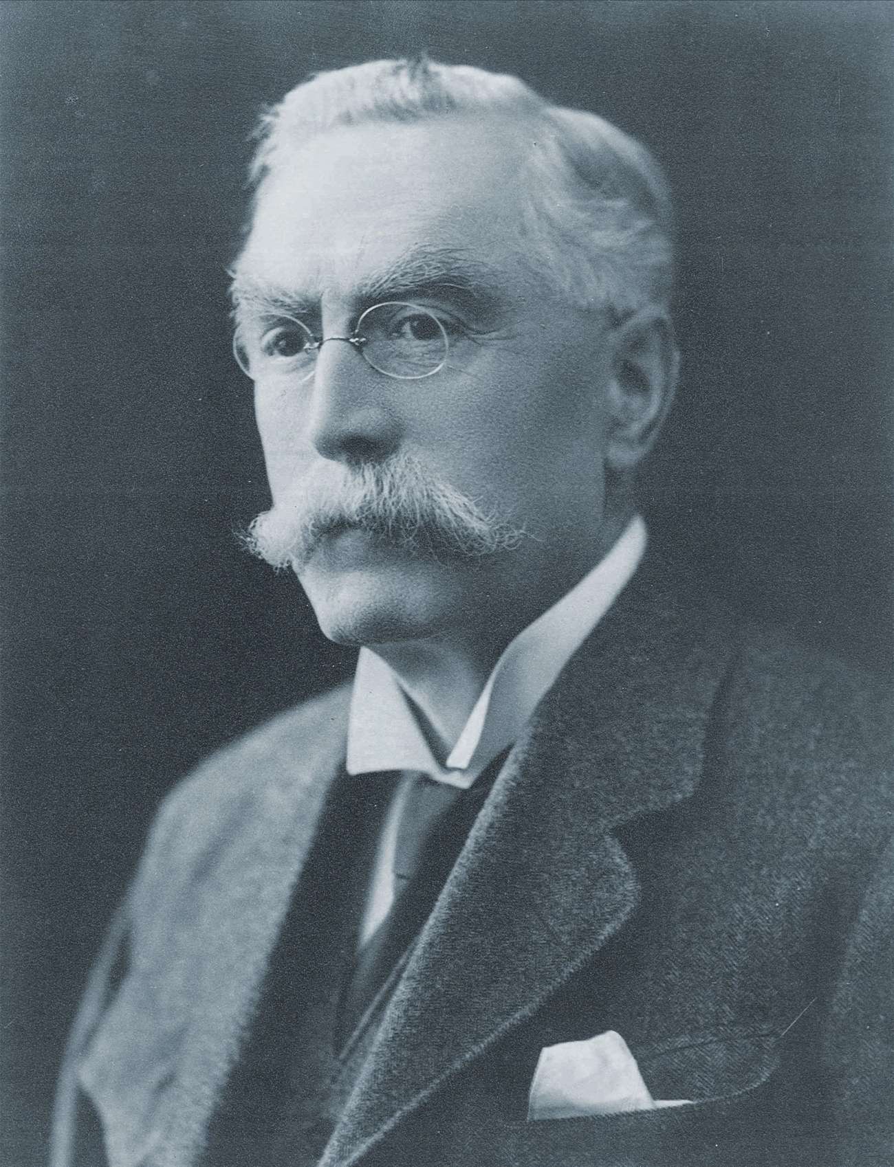 Old black and white photograph of Charles Samuel Hunting