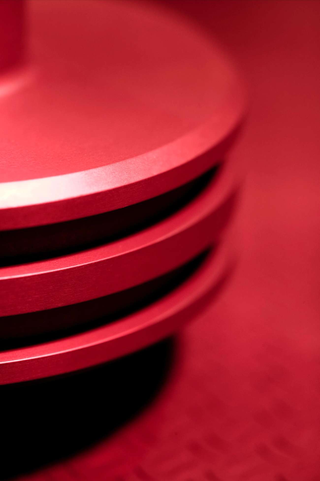 Circular tool in red light