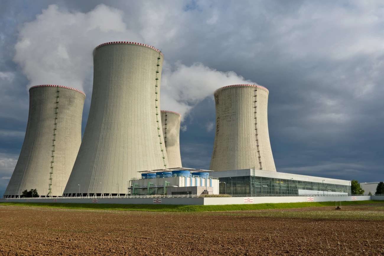 Cooling towers of nuclear power plant