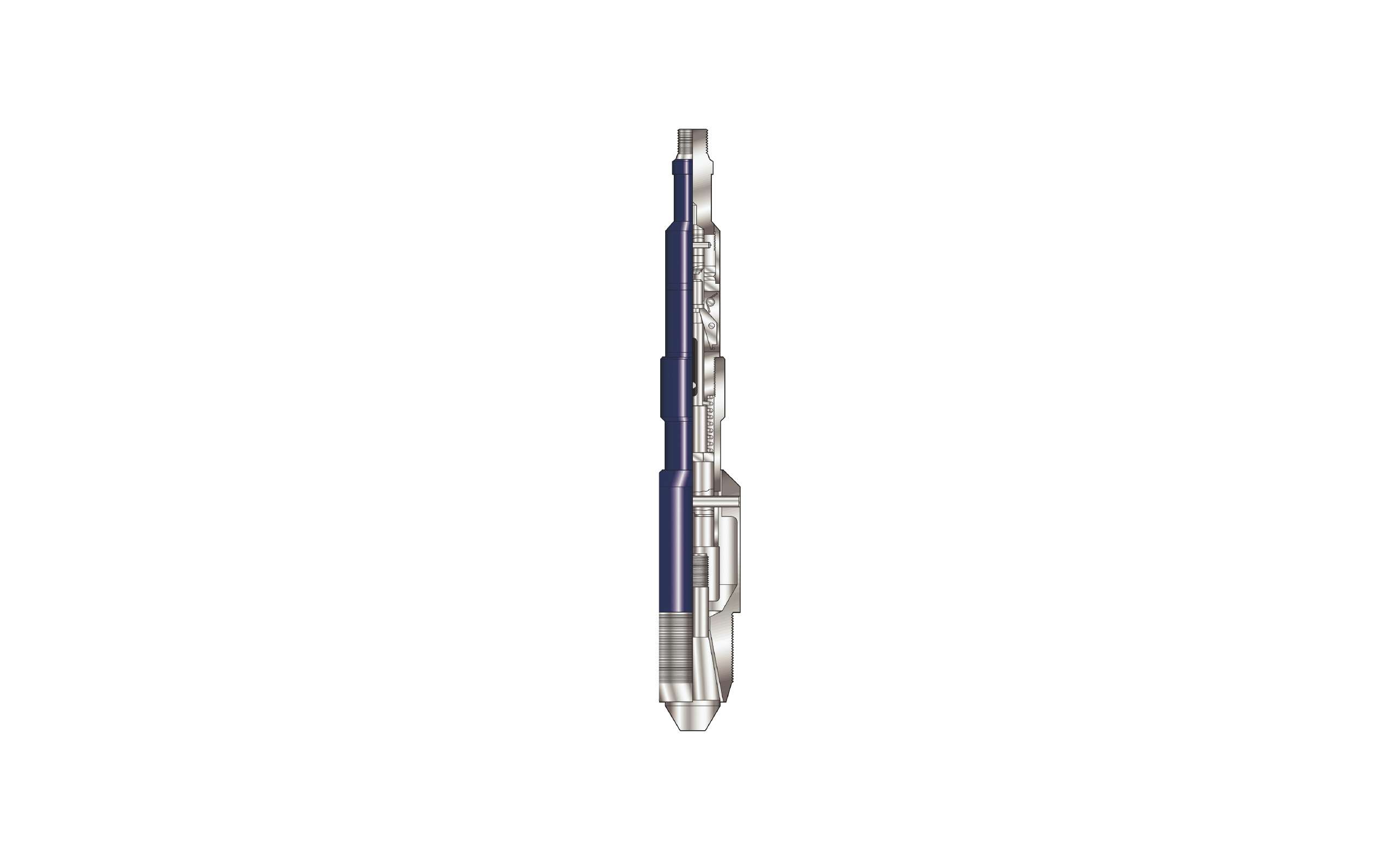 Technical drawing sectioned view