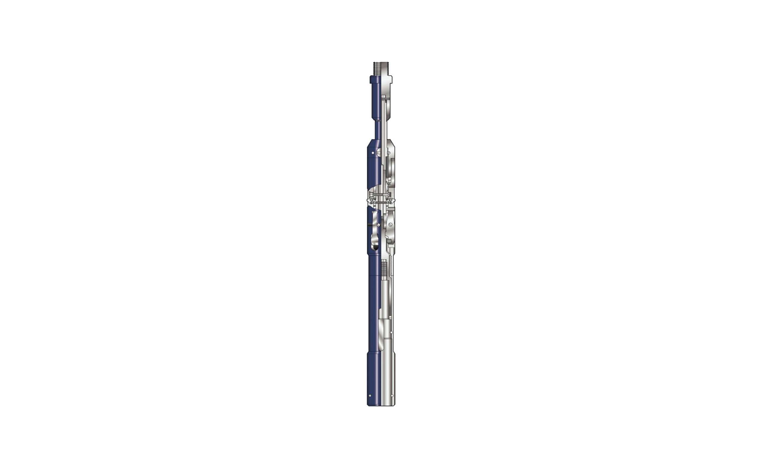 Technical drawing sectioned view