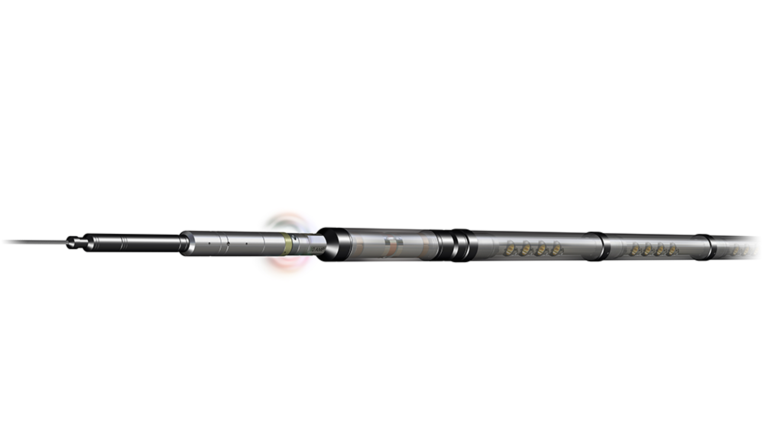 Long metal tube with various diameters